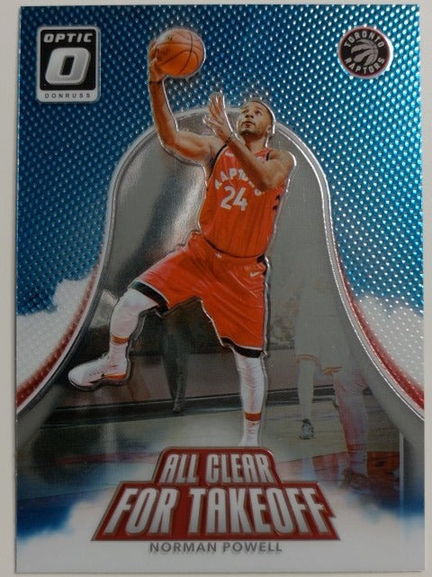 2017-18 Donruss Optic Basketball All Clear for Takeoff Norman Powell #2