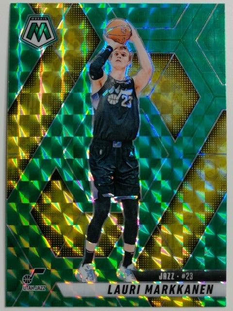 2024-25 Panini Mosaic Basketball Green Mosaic Lauri Markkanen #186