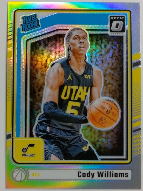 2024-25 Donruss Optic Basketball Holo Cody Williams #298 RC