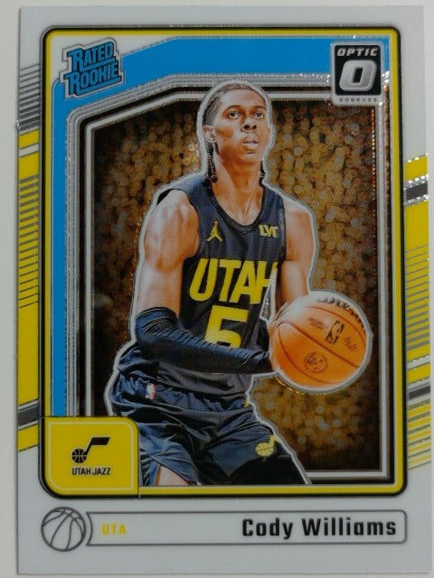 2024-25 Donruss Optic Basketball Cody Williams #298 RC