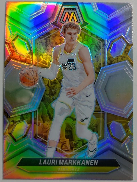 2023-24 Panini Mosaic Basketball Silver Lauri Markkanen #38