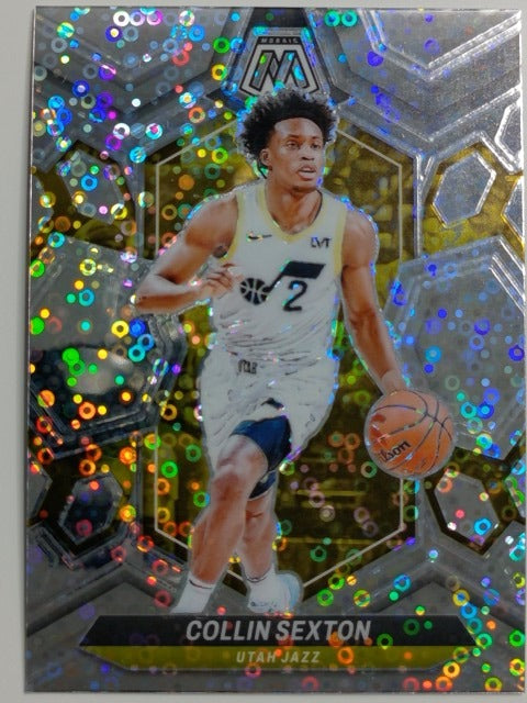 2023-24 Panini Mosaic Basketball Fast Break Silver Collin Sexton #62