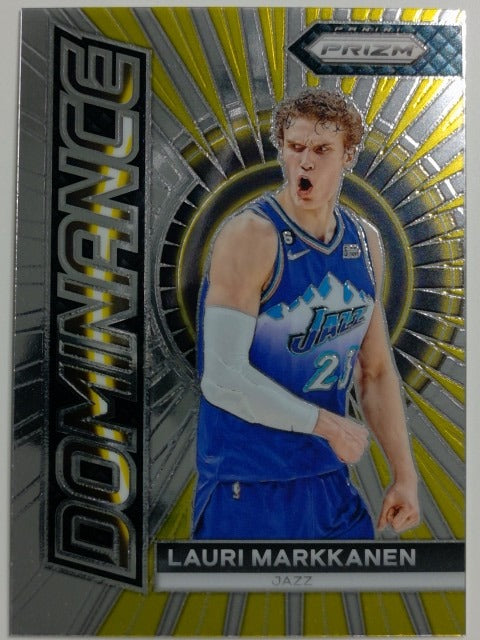 2023-24 Panini Prizm Basketball Dominance Lauri Markkanen #23