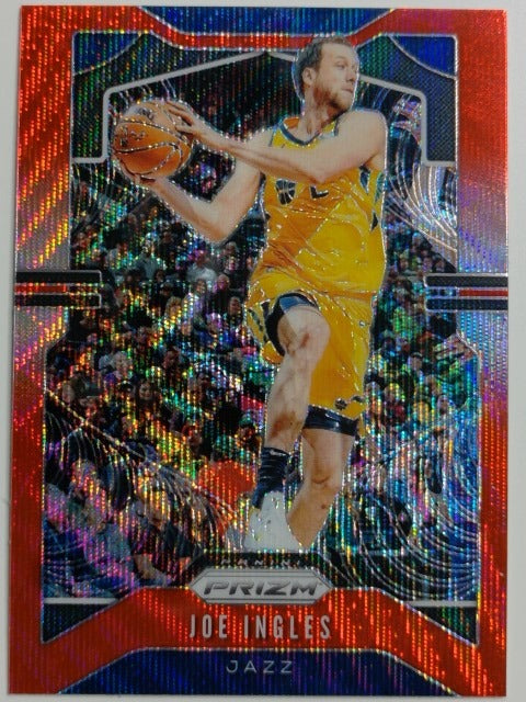 2018-19 Panini Prizm Basketball Prizm Ruby Wave Joe Ingles #153
