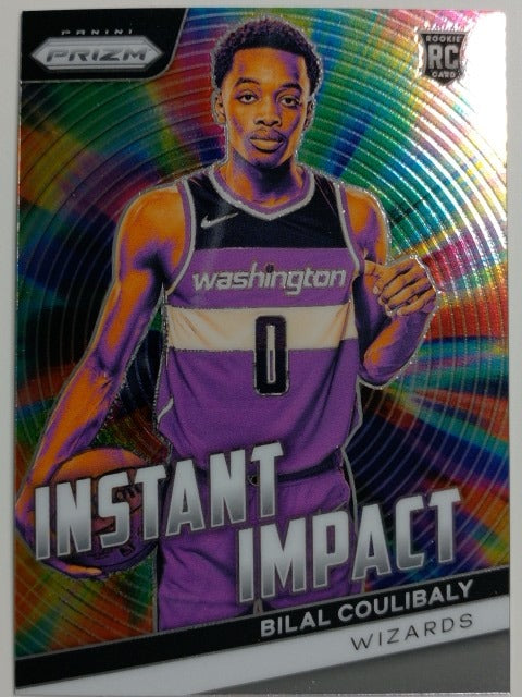 2023-24 Panini Prizm Basketball Instant Impact Bilal Coulibaly #19