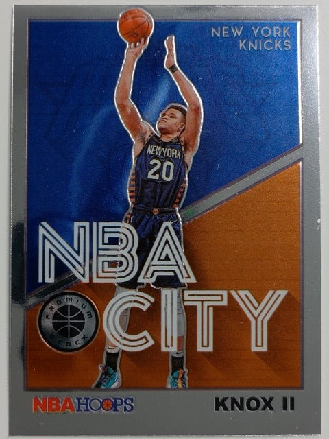 2019-20 Hoops Premium Stock Basketball NBA City Kevin Knox II #12