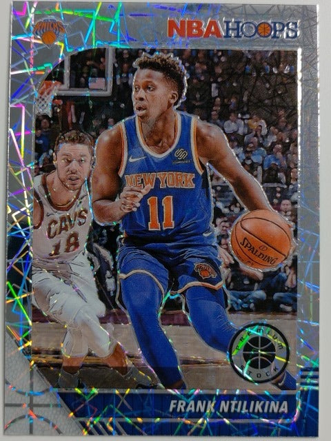 2019-20 Hoops Premium Stock Basketball Prizm Silver Laser Frank Ntilikina #125