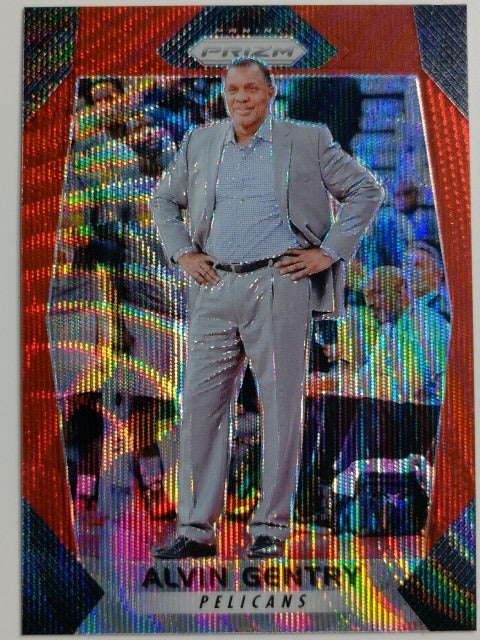 2017-18 Panini Prizm Basketball Prizm Ruby Wave Alvin Gentry #130