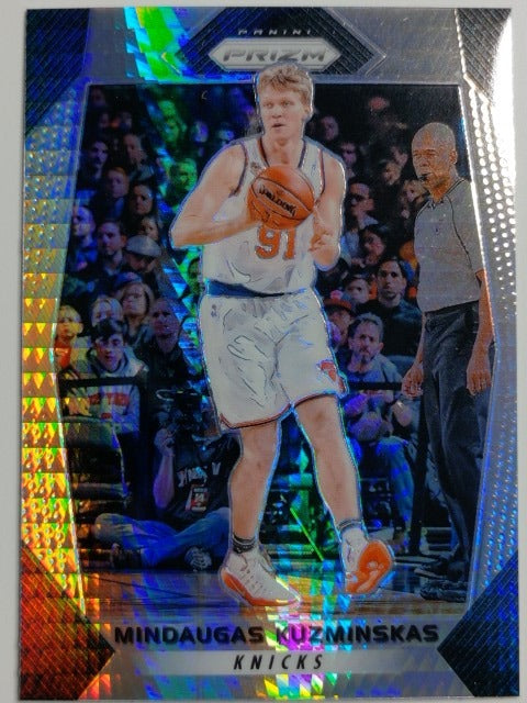 2017-18 Panini Prizm Basketball Prizm Hyper Mindaugas Kuzminskas #277