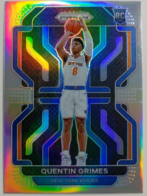 2021-22 Panini Prizm Basketball Silver Quentin Grimes #285 RC