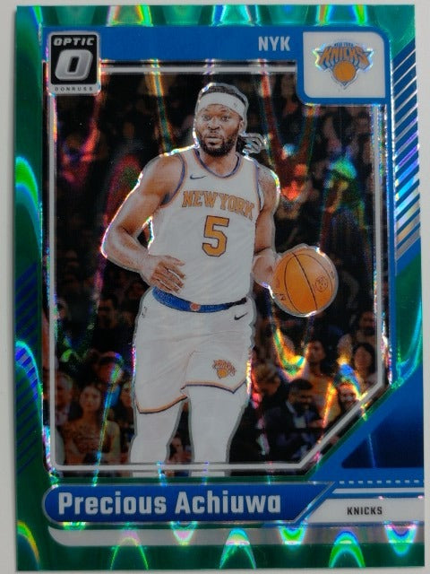 2024-25 Donruss Optic Basketball Green Seismic Precious Achiuwa #201