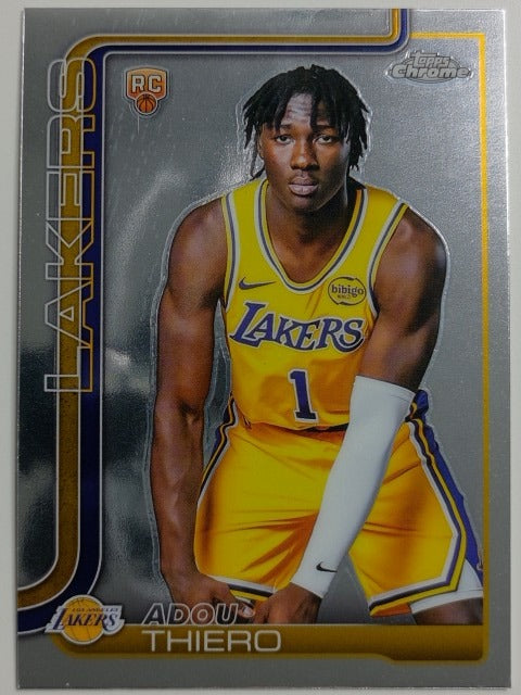 2025-26 Topps Chrome Basketball Adou Thiero #286 RC