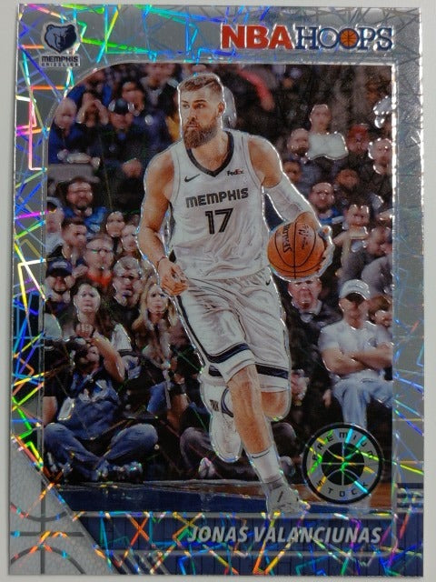 2019-20 Hoops Premium Stock Basketball Prizm Silver Laser Jonas Valanciunas #274