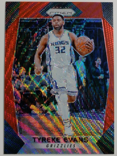 2017-18 Panini Prizm Basketball Prizm Ruby Wave Tyreke Evans #207