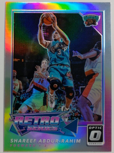 2017-18 Donruss Optic Basketball Retro Series Holo Shareef Abdur-Rahim #21