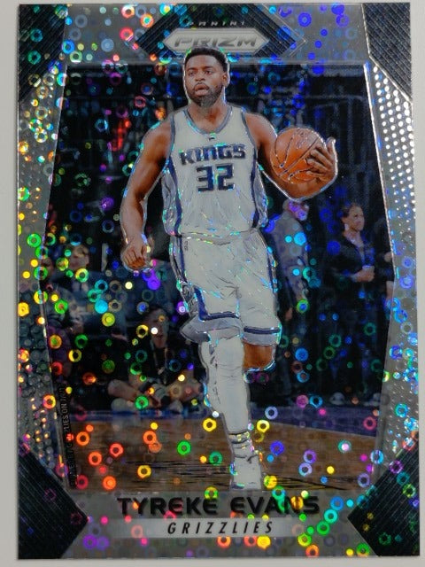 2017-18 Panini Prizm Basketball Prizm Fast Break Tyreke Evans #207