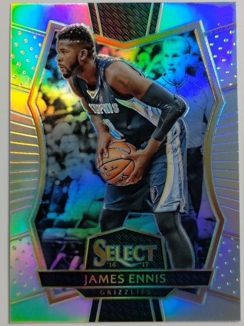2016-17 Panini Select Basketball Silver Prizm James Ennis #154