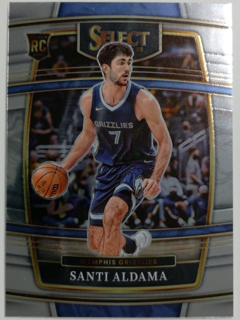 2021-22 Panini Select Basketball Santi Aldama #64 RC