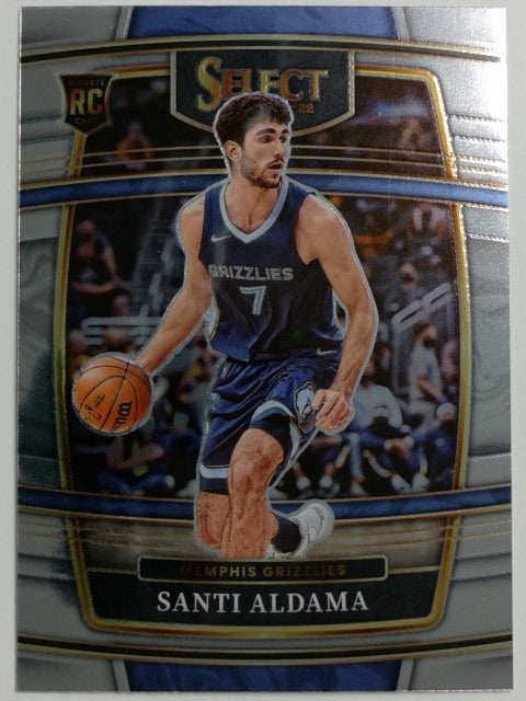 2021-22 Panini Select Basketball Santi Aldama #64 RC