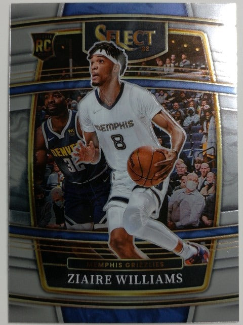 2021-22 Panini Select Basketball Ziaire Williams #86 RC