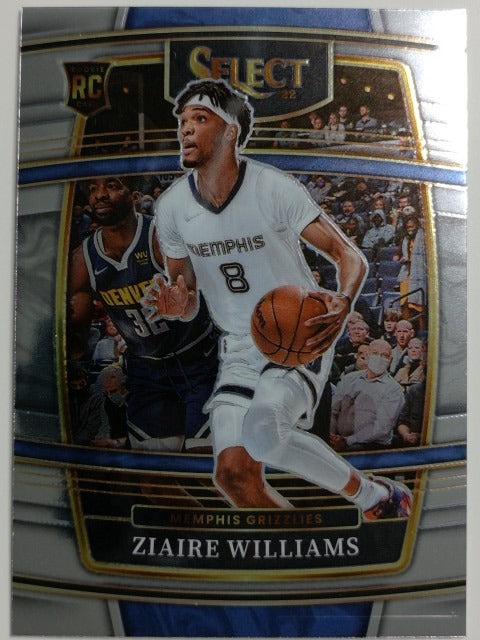 2021-22 Panini Select Basketball Ziaire Williams #86 RC