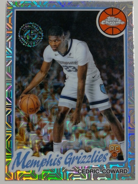 2025-26 Topps Basketball 1980-81 Topps Chrome Basketball Cedric Coward #TC-CO