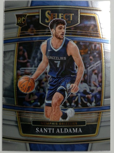2021-22 Panini Select Basketball Santi Aldama #64 RC
