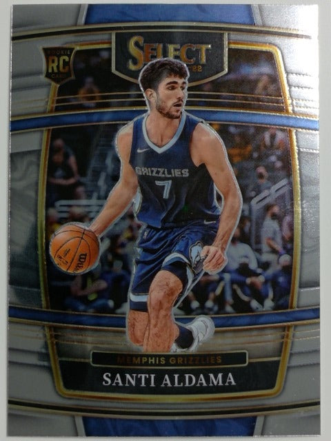 2021-22 Panini Select Basketball Santi Aldama #64 RC