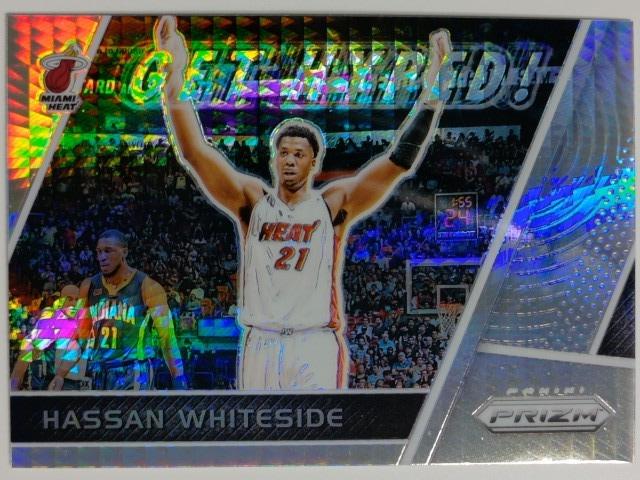 2017-18 Panini Prizm Basketball Get Hyped! Hyper Hassan Whiteside #GH-HW