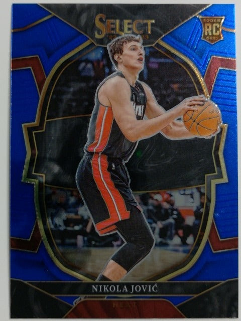 2022-23 Panini Select Basketball Blue (Retail Base) Nikola Jovic #91 RC