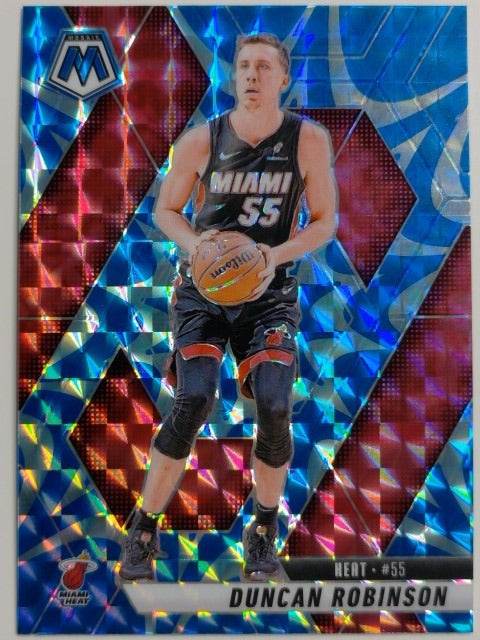 2024-25 Panini Mosaic Basketball Reactive Blue Mosaic Duncan Robinson #24