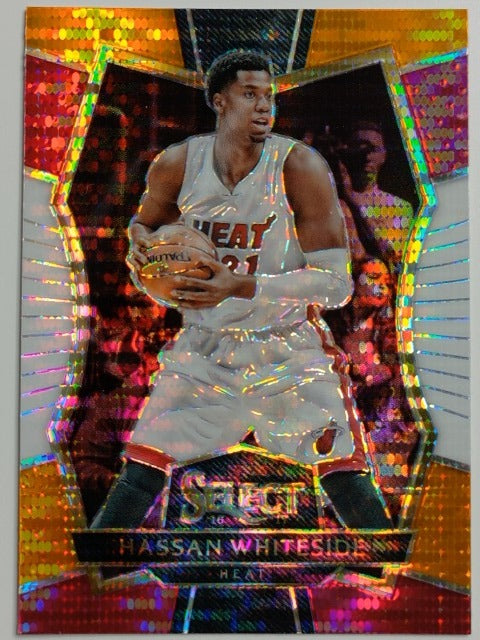 2016-17 Panini Select Basketball Tri-Color Prizm Hassan Whiteside #123