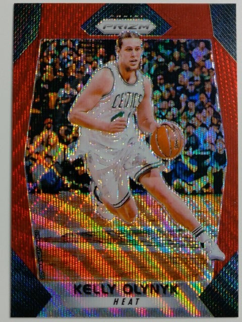 2017-18 Panini Prizm Basketball Prizm Ruby Wave Kelly Olynyk #58