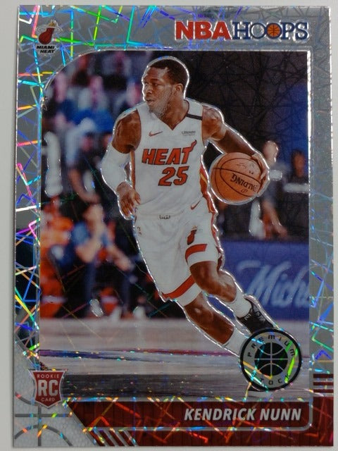2019-20 Hoops Premium Stock Basketball Prizm Silver Laser Kendrick Nunn #250 RC