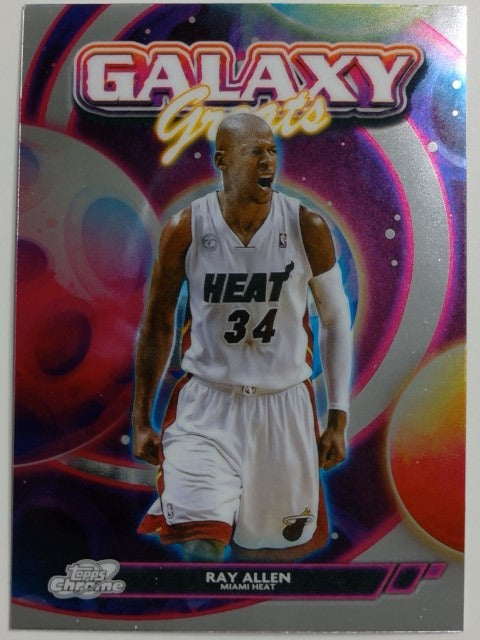 2025-26 Topps Chrome Cosmic Basketball Galaxy Greats Ray Allen #GG-24