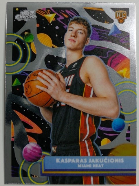 2025-26 Topps Chrome Cosmic Basketball Kasparas Jaku?ionis #97 RC
