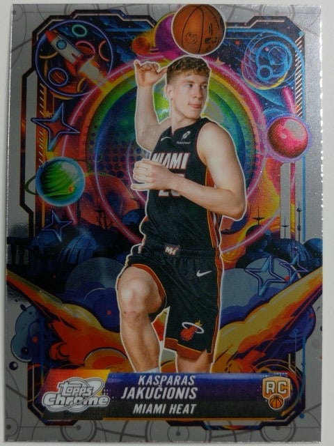 2025-26 Topps Chrome Cosmic Basketball Propulsion Kasparas Jaku?ionis #PRP-25