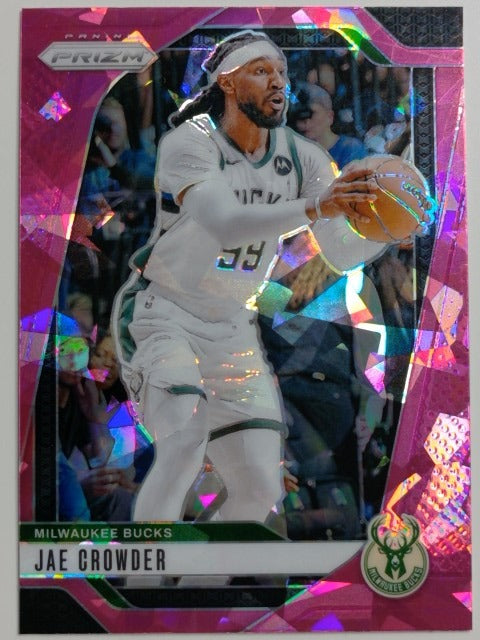 2024-25 Panini Prizm Basketball Prizm Pink Ice Jae Crowder #35