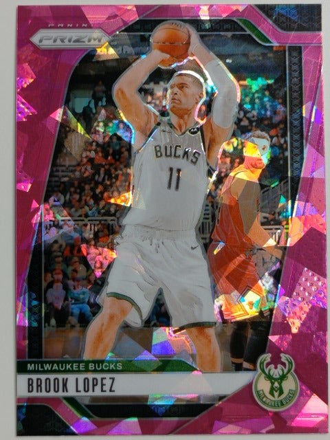 2024-25 Panini Prizm Basketball Prizm Pink Ice Brook Lopez #74