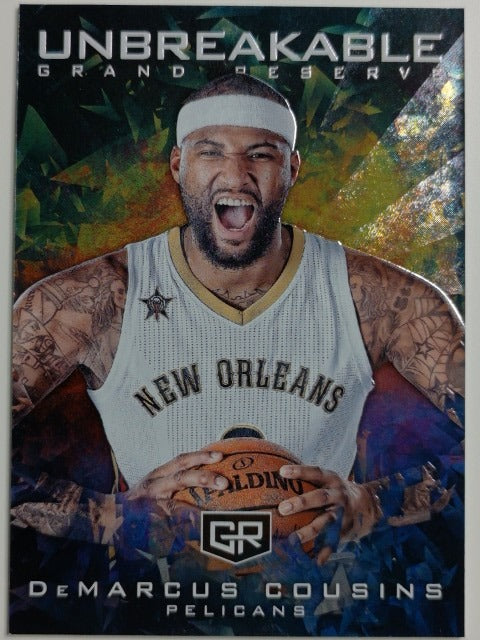2016-17 Panini Grand Reserve Basketball Unbreakable DeMarcus Cousins #UN-3