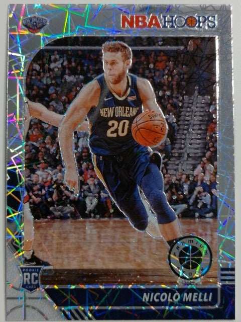 2019-20 Hoops Premium Stock Basketball Prizm Silver Laser Nicolo Melli #242 RC