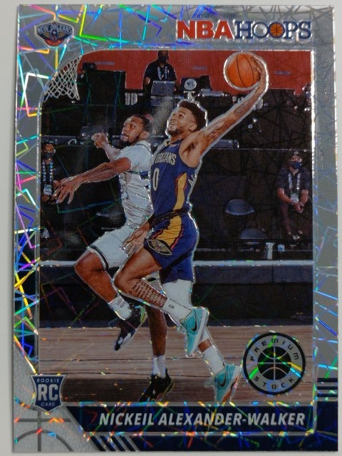 2019-20 Hoops Premium Stock Prizm Silver Laser Nickeil Alexander-Walker #214 RC