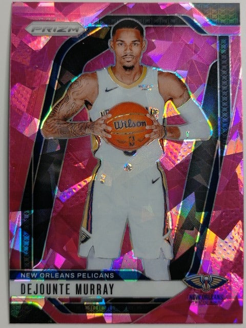 2024-25 Panini Prizm Basketball Prizm Pink Ice Dejounte Murray #1