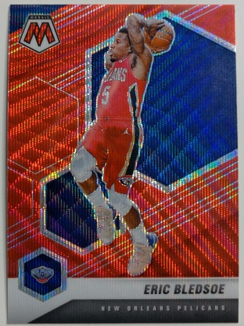 2020-21 Panini Mosaic Basketball Mosaic Red Wave Eric Bledsoe #138