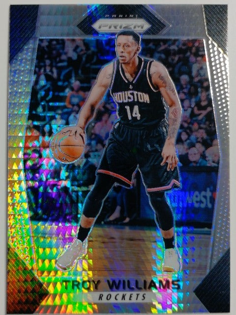 2017-18 Panini Prizm Basketball Prizm Hyper Troy Williams #259