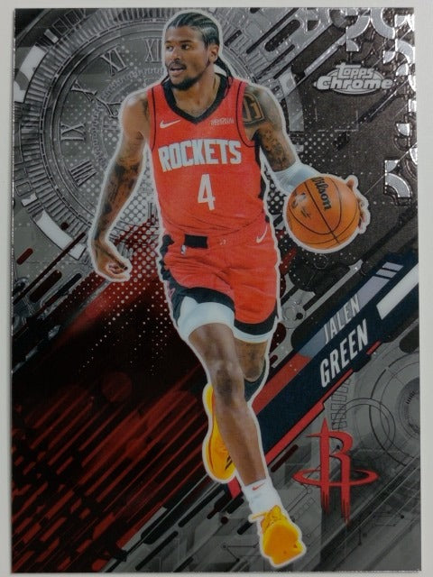 2025-26 Topps Chrome Basketball Go Time Jalen Green #GT-8