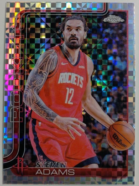 2025-26 Topps Chrome Basketball X-Fractor Steven Adams #12