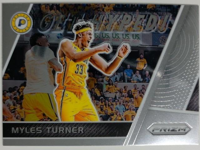 2017-18 Panini Prizm Basketball Get Hyped! Myles Turner #GH-MT