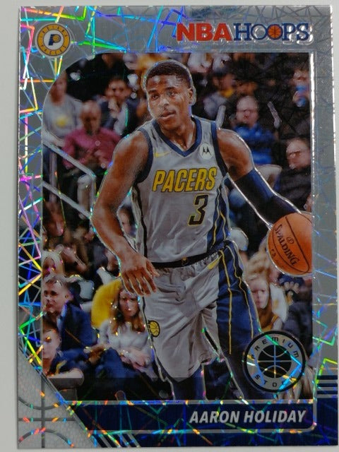 2019-20 Hoops Premium Stock Basketball Prizm Silver Laser Aaron Holiday #74
