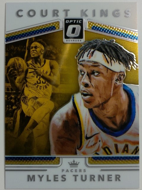 2017-18 Donruss Optic Basketball Court Kings Myles Turner #21